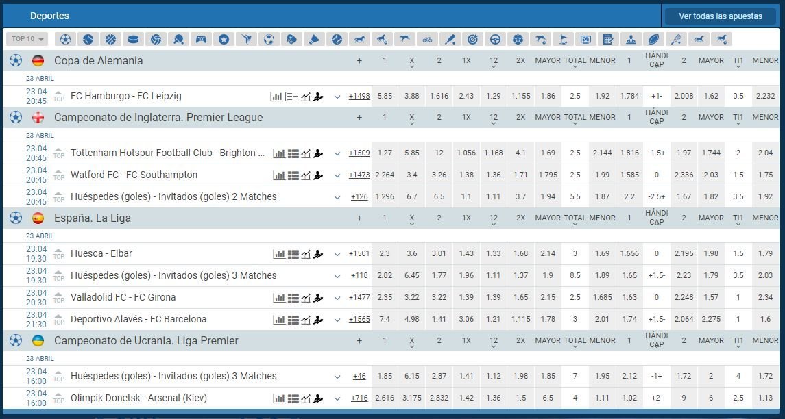 1xbet Código Promocional