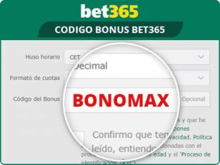 codigo bonus bet365